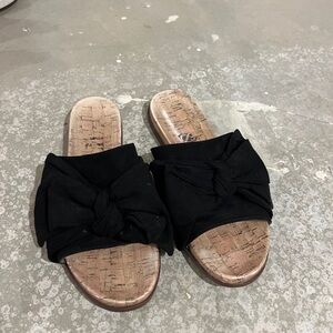 Target Black Knotted Slide Sandals